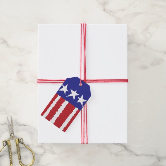 Patriotic Pride Cadeaulabel (Met Touw)