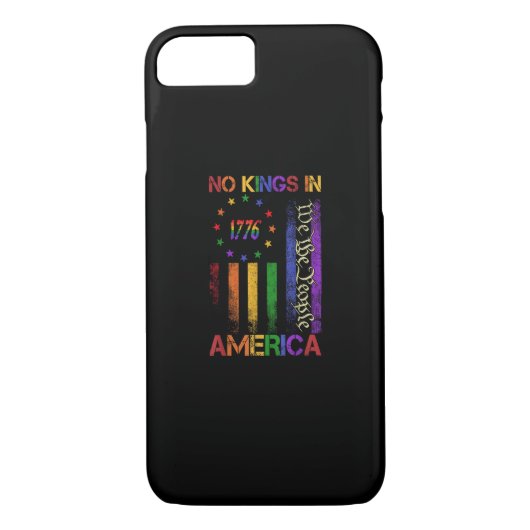 Patriotic Protest No Kings In America Case-Mate iPhone Case (Achterkant)