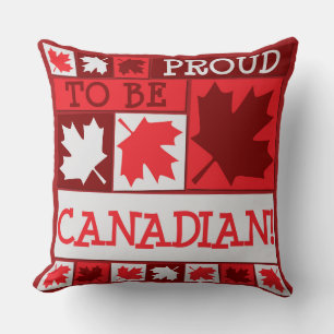 Patriotic Proud om Canadees te worden Kussen