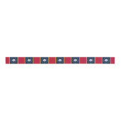 Patriotic Ribbon with Flag of Mississippi, USA Grosgrain Lint (Voorkant)