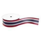 Patriotic Ribbon with Flag of Thailand Grosgrain Lint (Spoel)