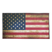 Patriotic Rustic American Flag Kussensloop (Achterkant)