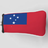 Patriotic Samoa Island Golfheadcover (Voorkant)