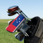 Patriotic Samoa Island Golfheadcover (Insitu)