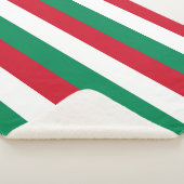 Patriotic Sherpa Blanket met vlag van Hongarije Sherpa Deken (3/4)