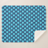 Patriotic Sherpa Blanket with flag of Minnesota Sherpa Deken (Voorkant (horizontaal))
