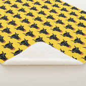 Patriotic Sherpa Blanket with flag of Uri, Swiss Sherpa Deken (3/4)