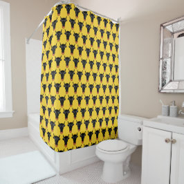 Patriotic Shower Curtain with Flag of Uri, Swiss Douchegordijn