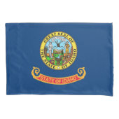 Patriotic Single Pillowcase flag of Idaho (Verenig Kussensloop (Voorkant)