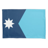 Patriotic Single Pillowcase with flag of Minnesota Kussensloop (Voorkant)