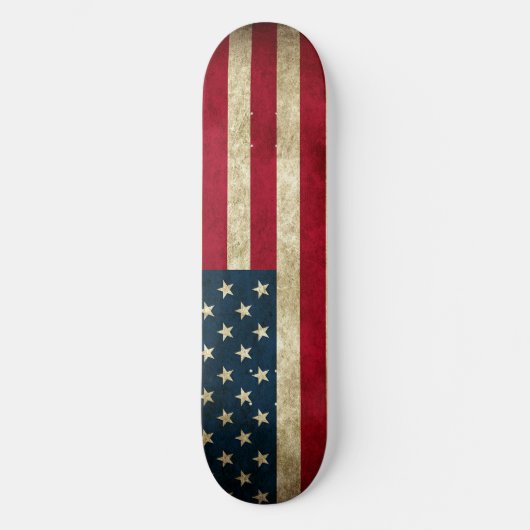 Patriotic Skateboard avec le drapeau américain (Recto)