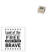Patriotic small rubberstempel (Gestempeld)