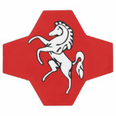 Patriotic Soccer Ball with Flag of Kent, England (Plat)