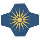 Patriotic Soccer Ball with Flag of Macedonia (Plat)