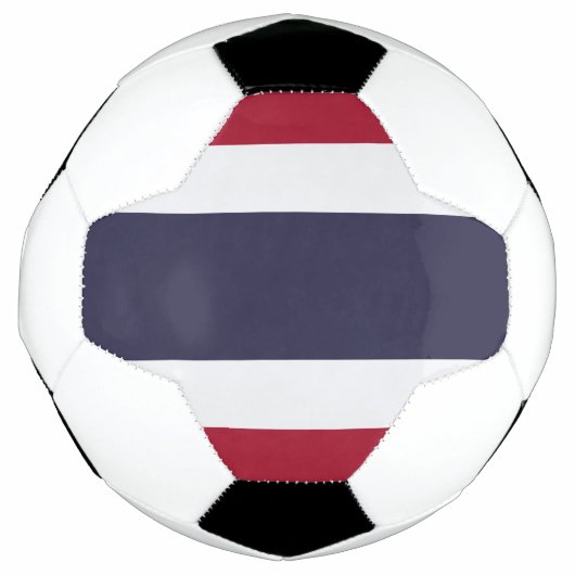 Patriotic Soccer Ball with Flag of Thailand (Devant)