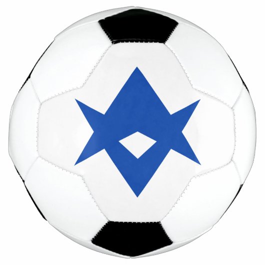 Patriotic Soccer Ball with Flag of Toyota City (Devant)