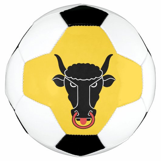 Patriotic Soccer Ball with Flag of Uri (Devant)