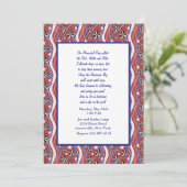 Patriotic Spirit Invitation Kaart (Staand voorkant)