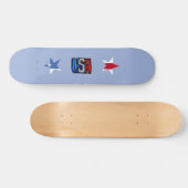 Patriotic Stars Skateboard (Horz)
