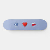 Patriotic Stars Skateboard (Horz)