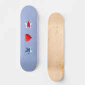 Patriotic Stars Skateboard (Recto)