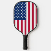Patriotic Stars & Stripes Pickleball Paddle (Achterkant)