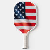 Patriotic Stars & Stripes Pickleball Paddle – Vere (Achterkant)