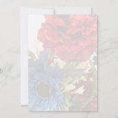 Patriotic Summer Fun Invitation Kaart (Achterkant)