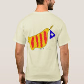 Patriotic Symbol, Catalonia freedom dove. T-shirt (Achterkant)