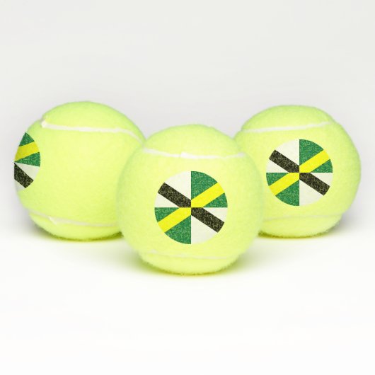 Patriotic Tennis Ball with Flag of Monterey, Veren Tennisballen (Multi)
