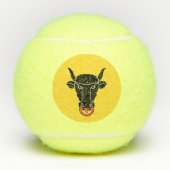Patriotic Tennis Ball with Flag of Uri, Swiss Tennisballen (Voorkant)