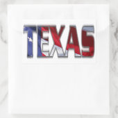 Patriotic Texas Rechthoekige Sticker (Tas)
