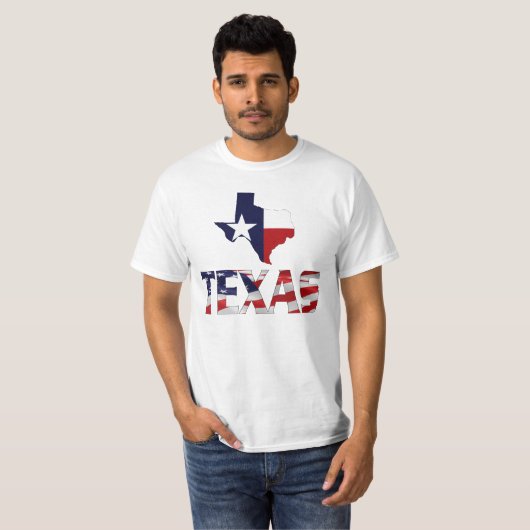 Patriotic Texas T-shirt (Voorkant volledig)