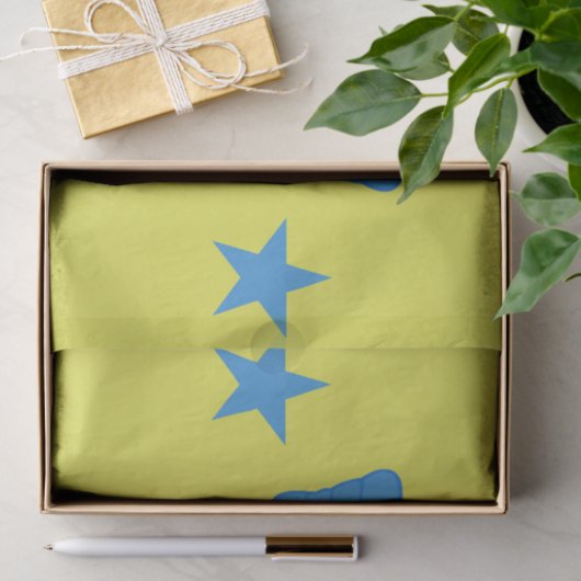 Patriotic tissue paper with flag of Bady Bassit Tissuepapier (Geschenk)