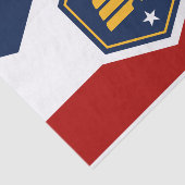 Patriotic tissue paper with flag of Utah, USA Tissuepapier (Detail)