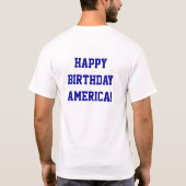 PATRIOTIC TSHIRTS - USA - JOYEUX ANNIVERSAIRE AMÉR (Dos)