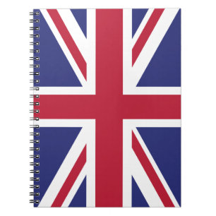 Patriotic United Kingdom Flag Notitieboek