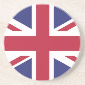 Patriotic United Kingdom Flag Zandsteen Onderzetter (Voorkant)