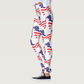 Patriotic USA Dachshund Leggings (Links)