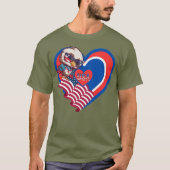 patriotic USA eagle T-Shirt (Devant)
