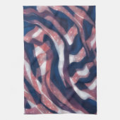 Patriotic Vibes Artsy Kitchen Towel Theedoek (Verticaal)