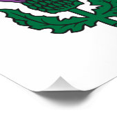 Patriotic wall poster with Flag of Montreal (Coin)