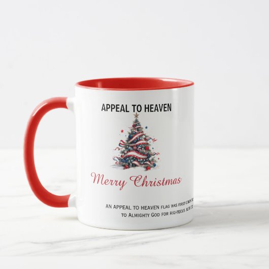 Patriotic Xmas Tree ATH1 with origin ed MUG (Gauche)