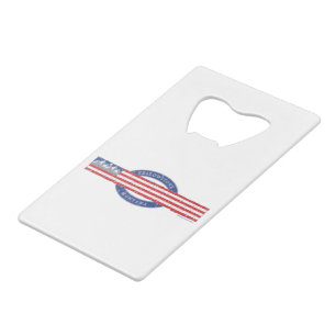 Patriotic Yellowstone Montana Kredietkaart Flessenopener