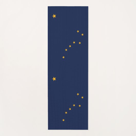 Patriotic Yoga Mats met vlag van Alaska, Verenigde Yogamat (Voorkant)