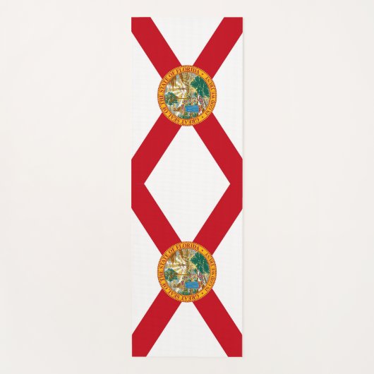 Patriotic Yoga Mats met vlag van Florida, Verenigd Yogamat (Voorkant)