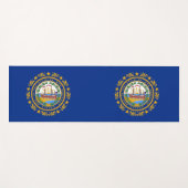 Patriotic Yoga Mats met vlag van New Hampshire Yogamat (Voorkant (horizontaal))