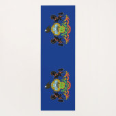 Patriotic Yoga Mats met vlag van Pennsylvania Yogamat (Achterkant)
