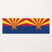 Patriotic Yoga Mats with flag of Arizona, USA Yogamat (Voorkant (horizontaal))