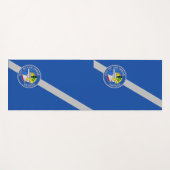 Patriotic Yoga Mats with flag of Las Vegas, USA Yogamat (Voorkant (horizontaal))